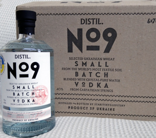 ウクライナ産 ウォッカ 「Vodka Distil No9～ディスティル～」700ml 1