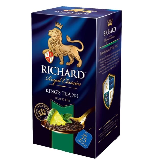 imgrc0143991989 RICHARD Royal Classics BLACK TAE ティーバッグ 「RICHARD Royal King's Tea No.1」2g×25p セイロン紅茶　